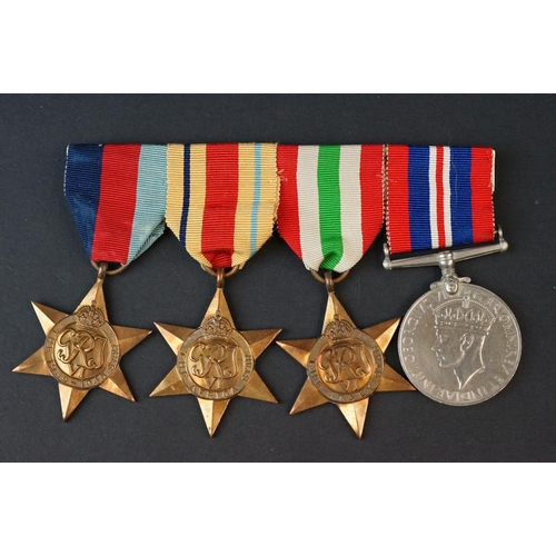 167 - A Full Size British World War Two Medal Group Of Four To Include The 1939-1945 British War Medal, Th... 