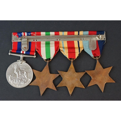 167 - A Full Size British World War Two Medal Group Of Four To Include The 1939-1945 British War Medal, Th... 