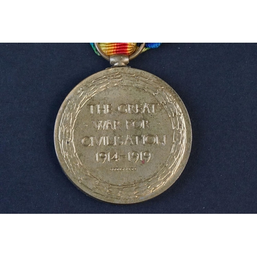 169 - A Full Size British World War One Medal Pair To Include The Great War Of Civilisation Victory Medal ... 