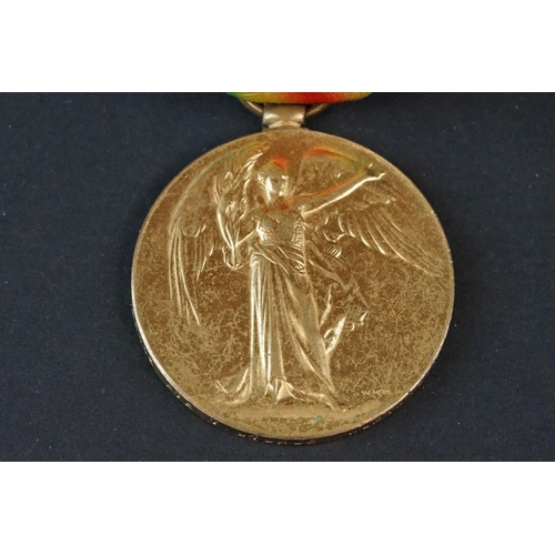 170 - A Full Size British World War One The Great War Of Civilisation Victory Medal, Named And Issued To N... 