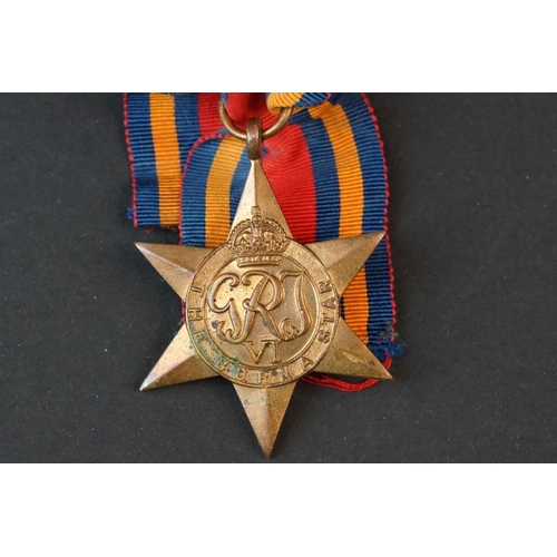 172 - A Full Size World War Two Medal Pair To Include The 1939-1945 British War Medal And The Burma Star, ... 