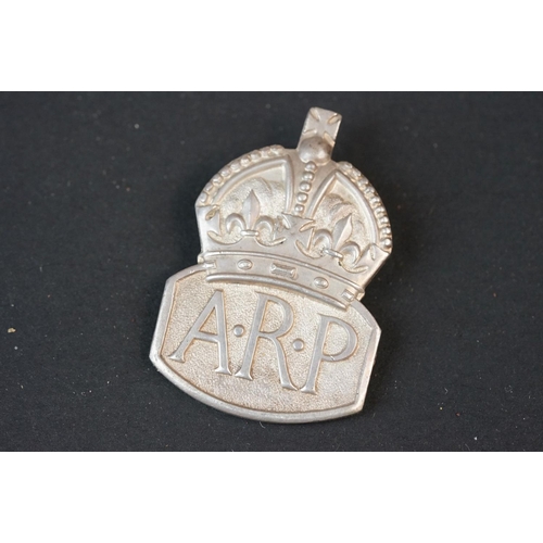 178 - A Full Size British World War Two Defence Medal Together With A Miniature Defence Medal, A Hallmarke... 