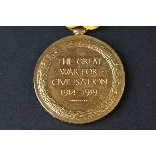 85 - A Full Size British World War One Medal Pair To Include The Great War Of Civilisation Victory Medal ... 