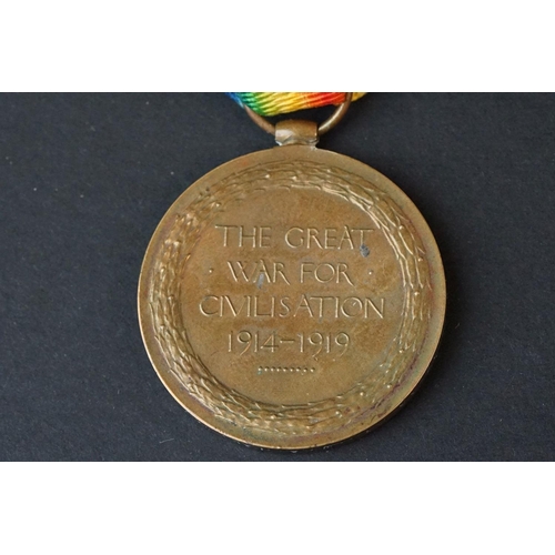 90 - A Full Size British World War One Medal Pair To Include The Great War Of Civilisation Victory Medal ... 