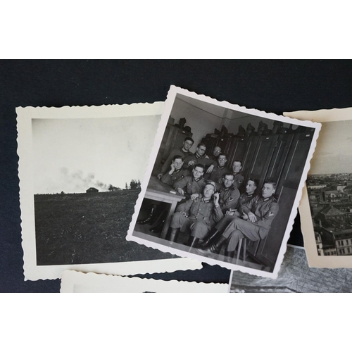 93 - A Collection Of Approx 35 Original World War Two German Photographs To Include Images Of Soldiers, V... 