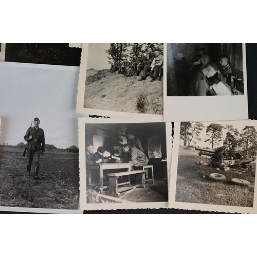 93 - A Collection Of Approx 35 Original World War Two German Photographs To Include Images Of Soldiers, V... 