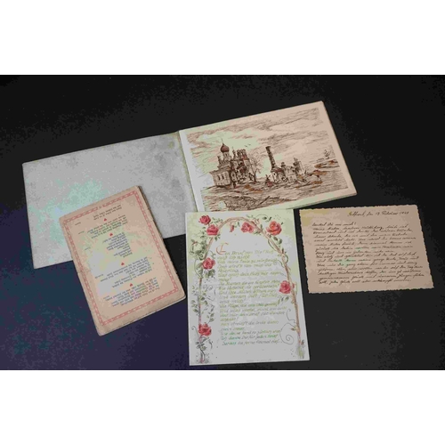 191 - A Collection Of World War Two German Ephemera To Include Photo Postcards, Postcards, Documents, Card... 