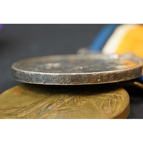 195 - A British Full Size World War One Medal Trio To Include The Great War Of Civilisation Victory Medal,... 