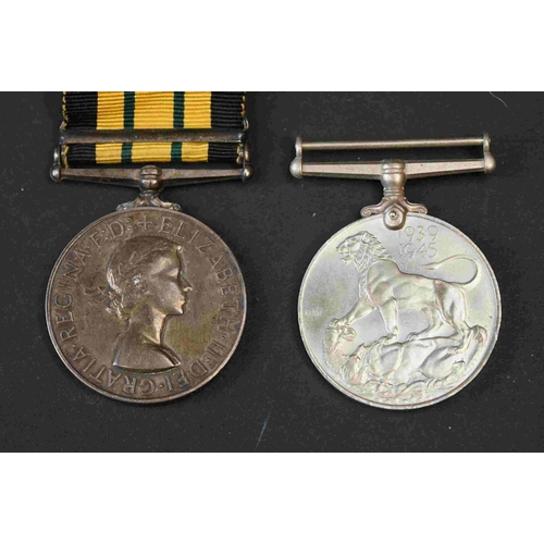 196 - A British Full Size World War Two Medal Group To Include The 1939-1945 British War Medal, The 1939-1... 