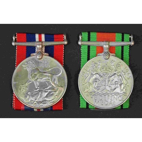 197 - A British Full Size World War Two Medal Group To Include The 1939-1945 British War Medal, The Defenc... 