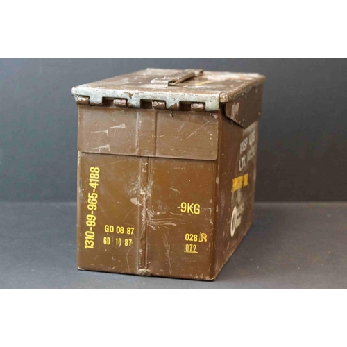 198 - A British Military Ammunition Box Originally Containing Six 51mm Rounds.