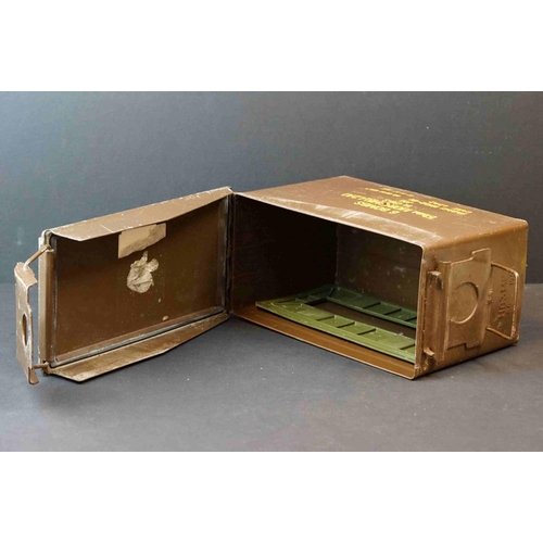 198 - A British Military Ammunition Box Originally Containing Six 51mm Rounds.