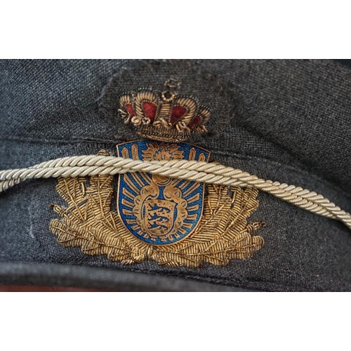 126 - A Collection Of Three Military Caps To Include A British Royal Logistics Corps Cap Complete With Cap... 