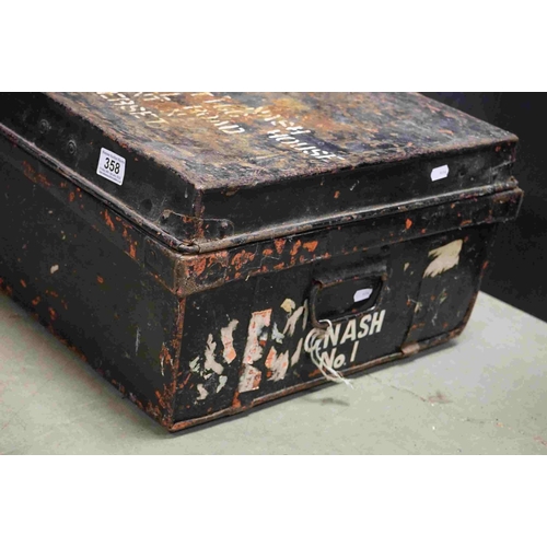 358 - A Large Military Storage Storage Trunk.