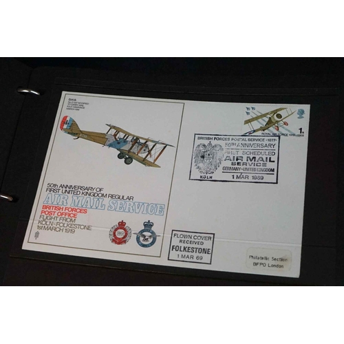 362 - A Very Large Quantity Of Royal Air Force First Day Covers Contained Within Albums To Include Many Si... 