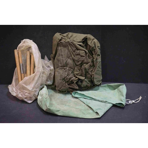 363 - A United States Military Tent Contained Within Tent Bag.