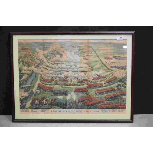 364 - A Late 19th / Early 20th Century Framed And Glazed Military Print Titled 