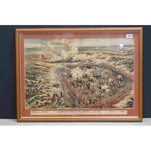 365 - A Late 19th / Early 20th Century Framed And Glazed Military Print Titled 