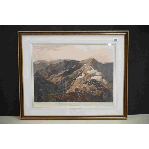 366 - An Early 20th Century Framed And Glazed Military Print Titled 