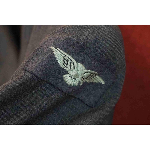 370 - A British 1955 Dated Royal Air Force / RAF No.1 (Home Dress) Service Jacket With Anodised Kings Crow... 