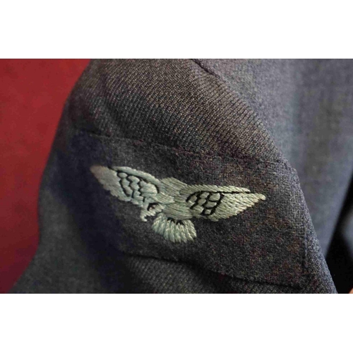 370 - A British 1955 Dated Royal Air Force / RAF No.1 (Home Dress) Service Jacket With Anodised Kings Crow... 