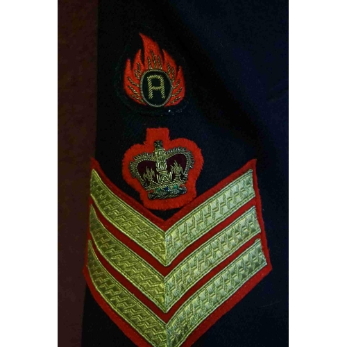 371 - A British 1955 Dated Royal Army Ordnance Corps Other Ranks No.1 Dress Tunic With Queens Crown Anodis... 