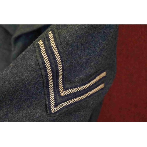 373 - A British 1959 Dated Royal Air Force / RAF Battledress Blouse, Albatross Insignia And Worsted Corpor... 