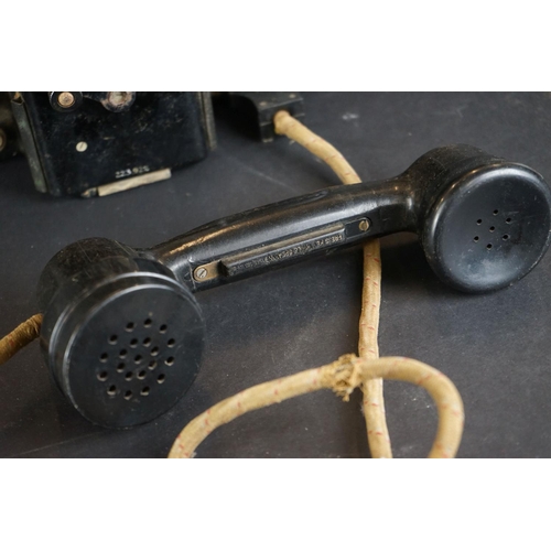 419 - A British Military G.E.C. Telephone Set 