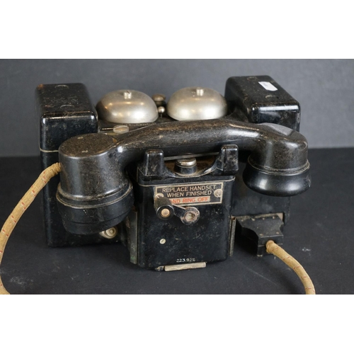 419 - A British Military G.E.C. Telephone Set 