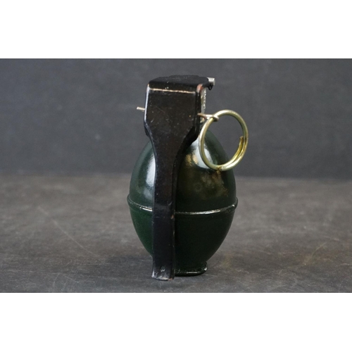 130A - A British L30A2 Drill Grenade Complete With Clip And Pin.