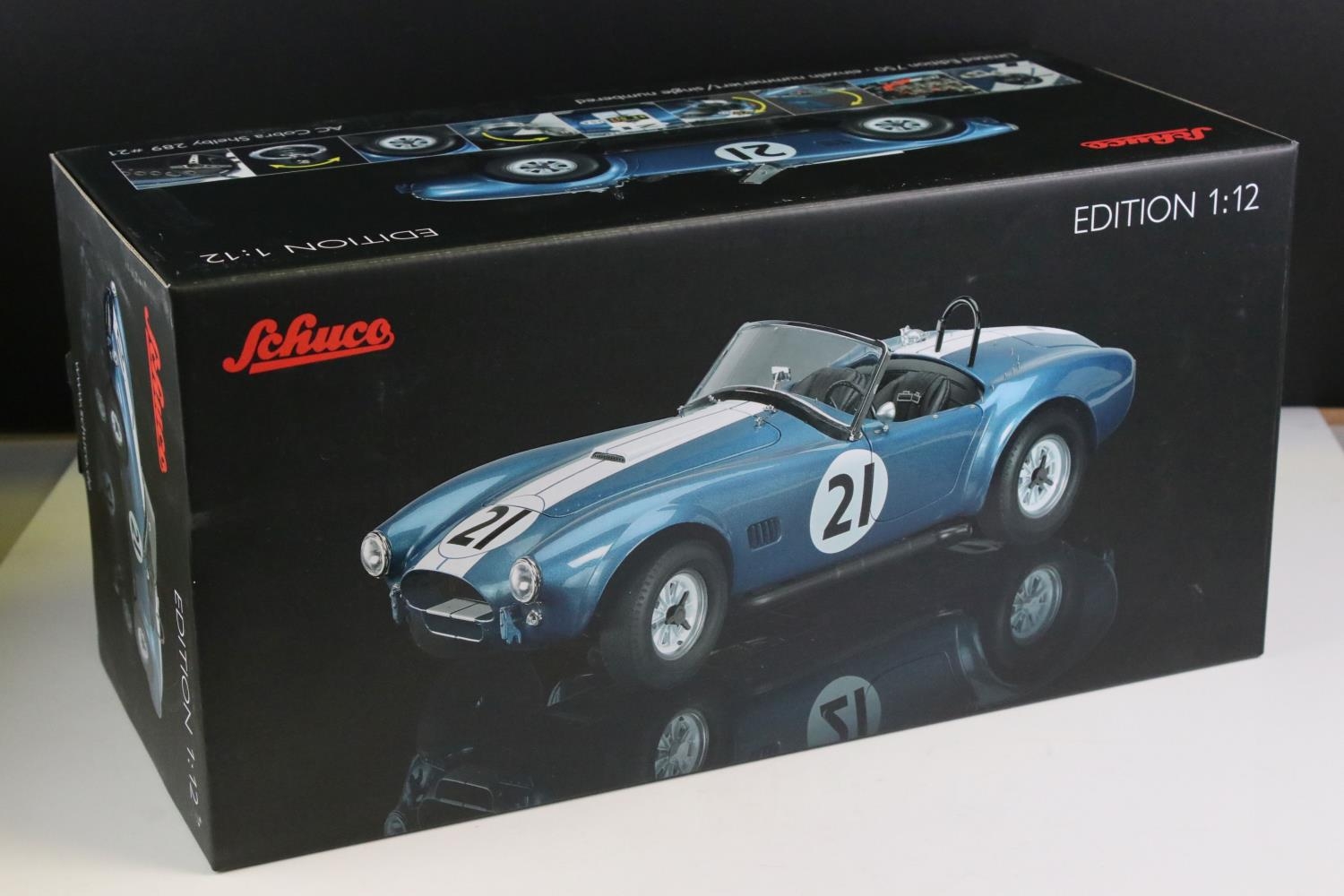 Boxed ltd edn Schuco 1:12 Edition AC Cobra Shelby 289 #21 complete