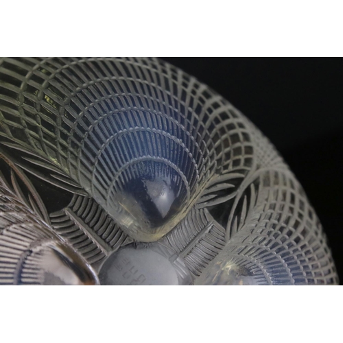10 - Rene Lalique ' Coquilles ' pattern opalescent glass Bowl, model no. 3200, inscribed R Lalique France... 