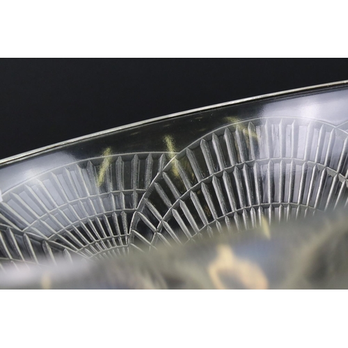 10 - Rene Lalique ' Coquilles ' pattern opalescent glass Bowl, model no. 3200, inscribed R Lalique France... 