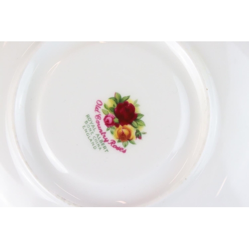 45 - Collection of Royal Albert ' Old Country Roses ' including Coffee Pot, 6 tea cups, 8 saucers, 10 cof... 