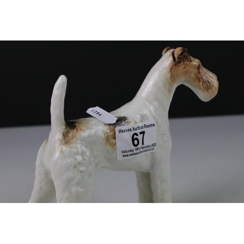 67 - Beswick Wired-Haired Terrier ' Talavera Romulus ', Beswick Walt Disney Winnie the Pooh ' Tigger ' an... 