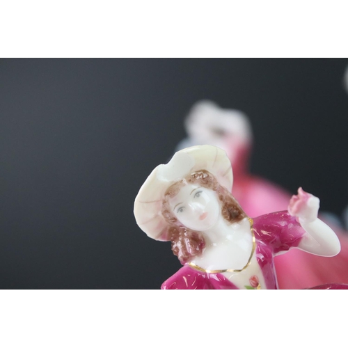 76 - Eleven Coalport Figurines, tallest 15cms