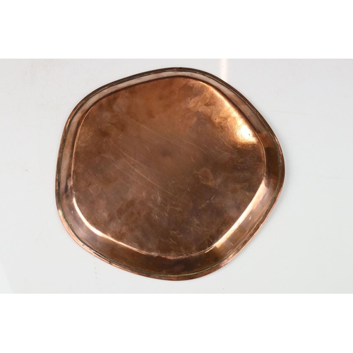 90 - Advertising - Copper ' Teacher's Highland Cream Whisky ' Bar Tray