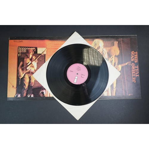 196 - Vinyl - 2 Jethro Tull LP's to include This Was (ILPS 9085) Stereo repress pink label with 'i' logo, ... 