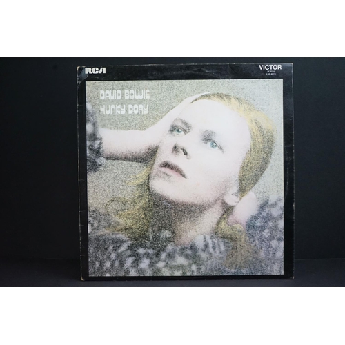 25 - Vinyl - David Bowie Hunky Dory (SF 8244) non-laminated sleeve, Chrysalis / Titanic credits to orange... 