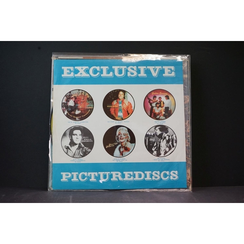 39 - Vinyl - The Beatles 2 picture discs, 9 LP's and one book.  Picture discs are Abbey Road (SEAX 11900)... 