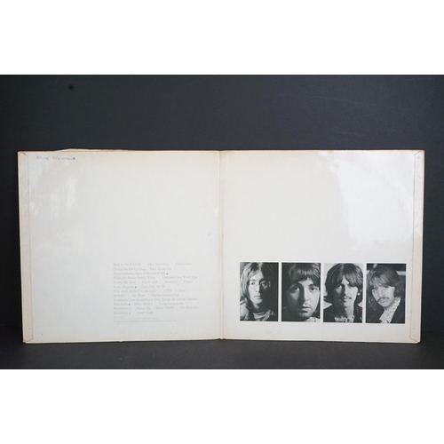 42 - Vinyl - The Beatles White Album x 2 to include a mono No.0228898 top opener, and an unnumbered side ... 