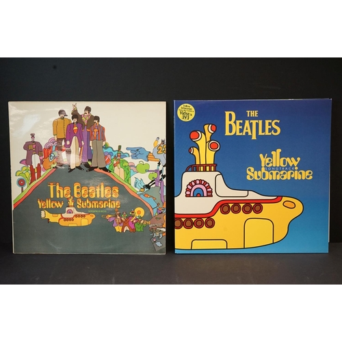 44 - Vinyl - The Beatles 2 LP's Yellow Submarine (PCS 7070 Stereo) and Yellow Submarine Songtrack (521 48... 