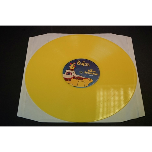 44 - Vinyl - The Beatles 2 LP's Yellow Submarine (PCS 7070 Stereo) and Yellow Submarine Songtrack (521 48... 