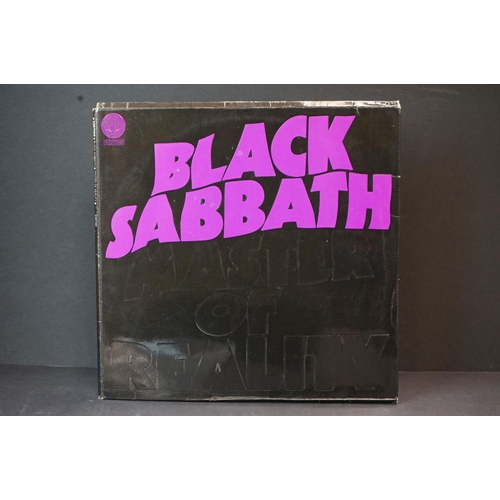 46 - Vinyl - Black Sabbath Master Of Reality WWA 008 box sleeve with WWA 008 sticker to top right rear.  ... 