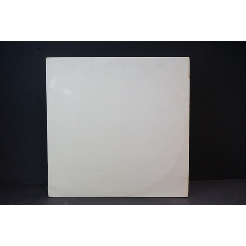 47 - Vinyl - The Beatles White Album, Stereo unnumbered side opener sleeve.  4 photographs and poster pre... 