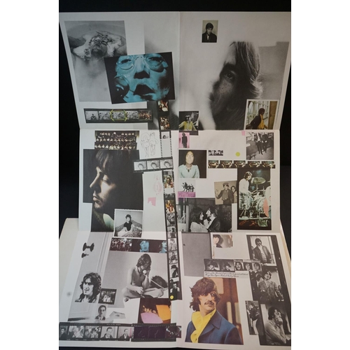 47 - Vinyl - The Beatles White Album, Stereo unnumbered side opener sleeve.  4 photographs and poster pre... 