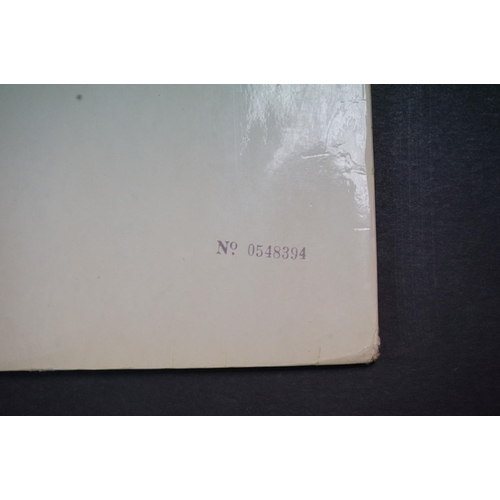 48 - Vinyl - The Beatles White Album, Stereo, No 0548394 top opener with 4 photographs, poster, black inn... 