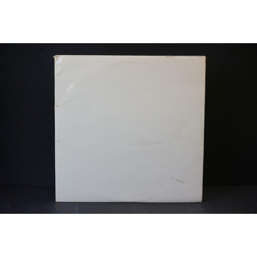 49 - Vinyl - The Beatles White Album Stereo No.164294 side opener.  No photographs, poster only.  White i... 