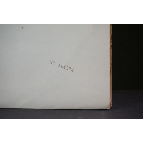 49 - Vinyl - The Beatles White Album Stereo No.164294 side opener.  No photographs, poster only.  White i... 