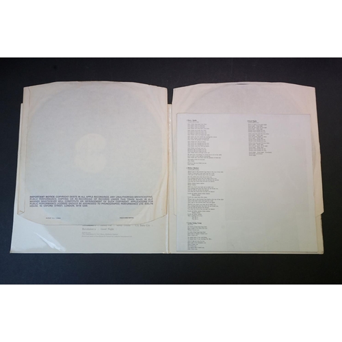 49 - Vinyl - The Beatles White Album Stereo No.164294 side opener.  No photographs, poster only.  White i... 